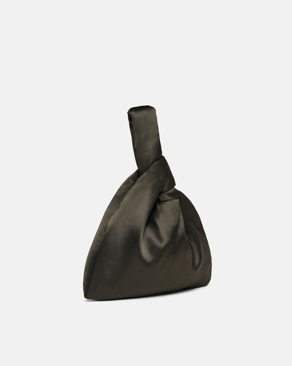 Jen - Slip Satin Bag - Dark Green