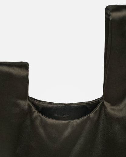Jen - Slip Satin Bag - Dark Green