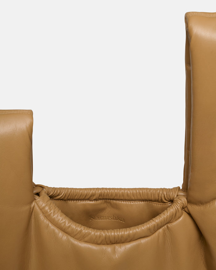 Jen Drawstring - Okobor™ Alt-Leather Bag - Oak