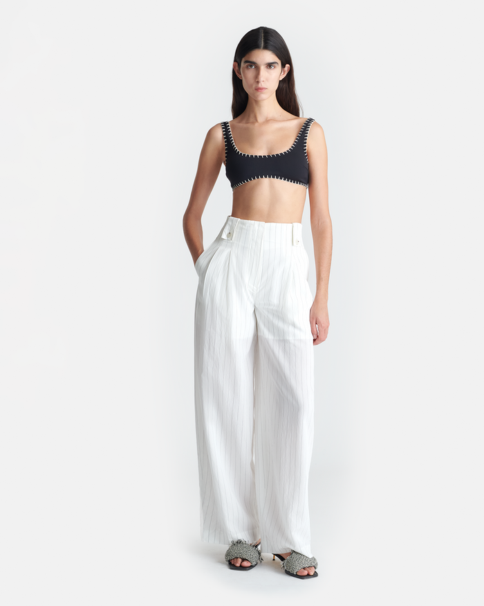 Jenci - Wide leg pants - White