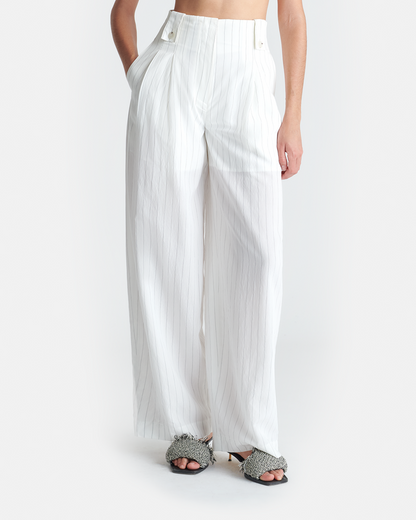 Jenci - Wide leg pants - White