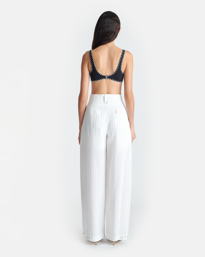 Jenci - Wide leg pants - White