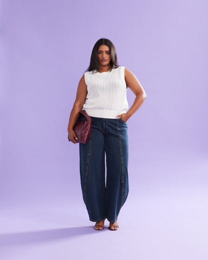 JESSA VEST WHITE