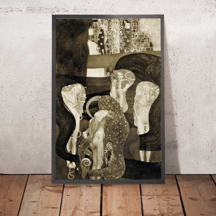 A framed image of