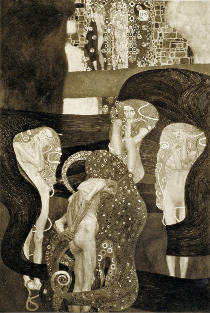Jurisprudence by Gustav Klimt, 1898