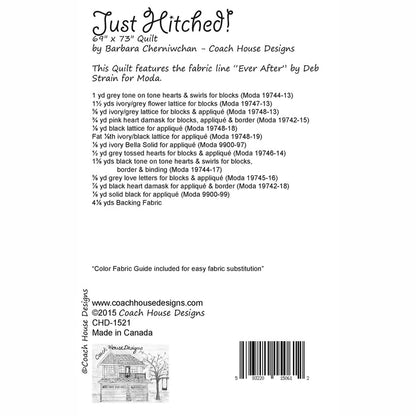 Just Hitched! Quilt Pattern