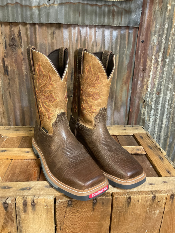 Justin 11" Stampede Bolt Composite Toe Work Boot