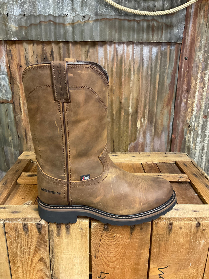 Justin Drywall 10" Waterproof Work Boot