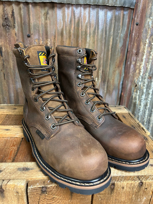 Justin Pulley 10" Metguard Composite Toe Waterproof Work Boot