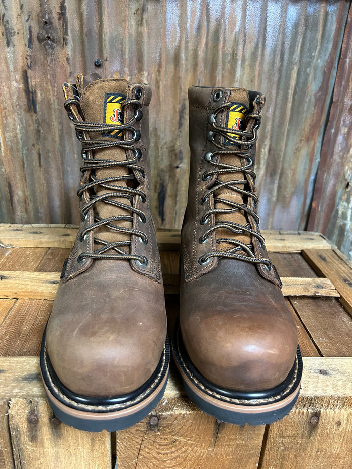 Justin Pulley 10" Metguard Composite Toe Waterproof Work Boot