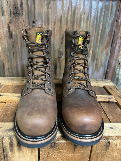 Justin Pulley 10" Metguard Composite Toe Waterproof Work Boot