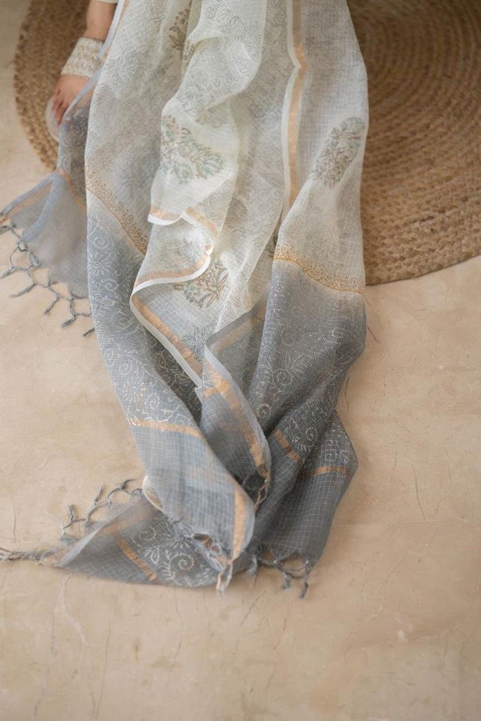 Jyotsna Kota Doria Dupatta Set