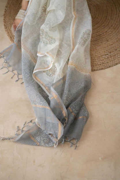 Jyotsna Kota Doria Dupatta Set
