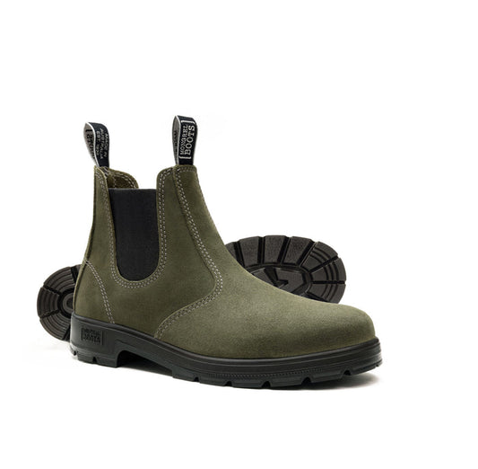 K9 Elastic Sided Boot Olive Suede K91045