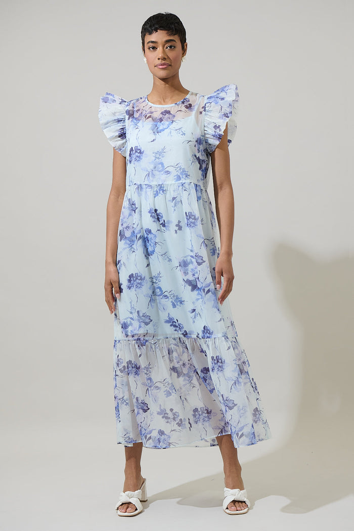 Kalla Organza Julin Midi Dress