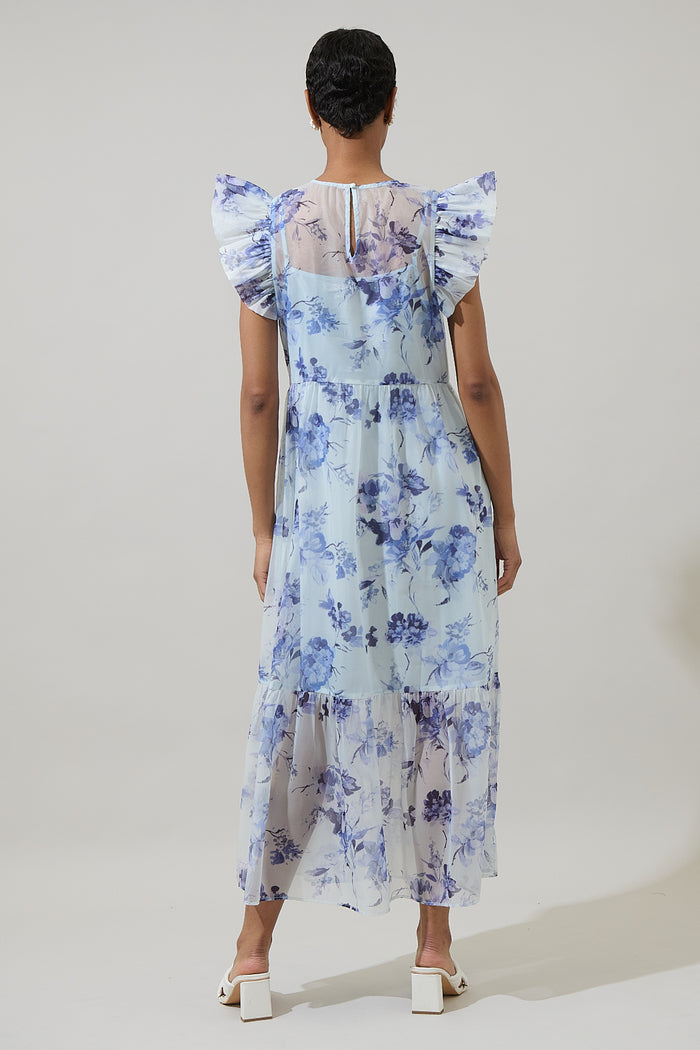 Kalla Organza Julin Midi Dress