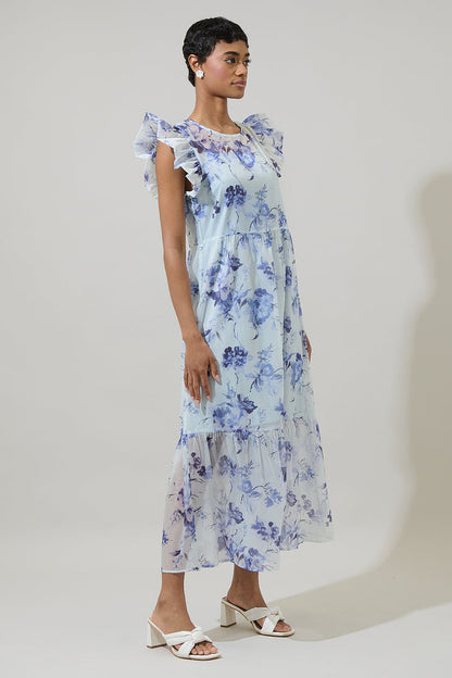 Kalla Organza Julin Midi Dress