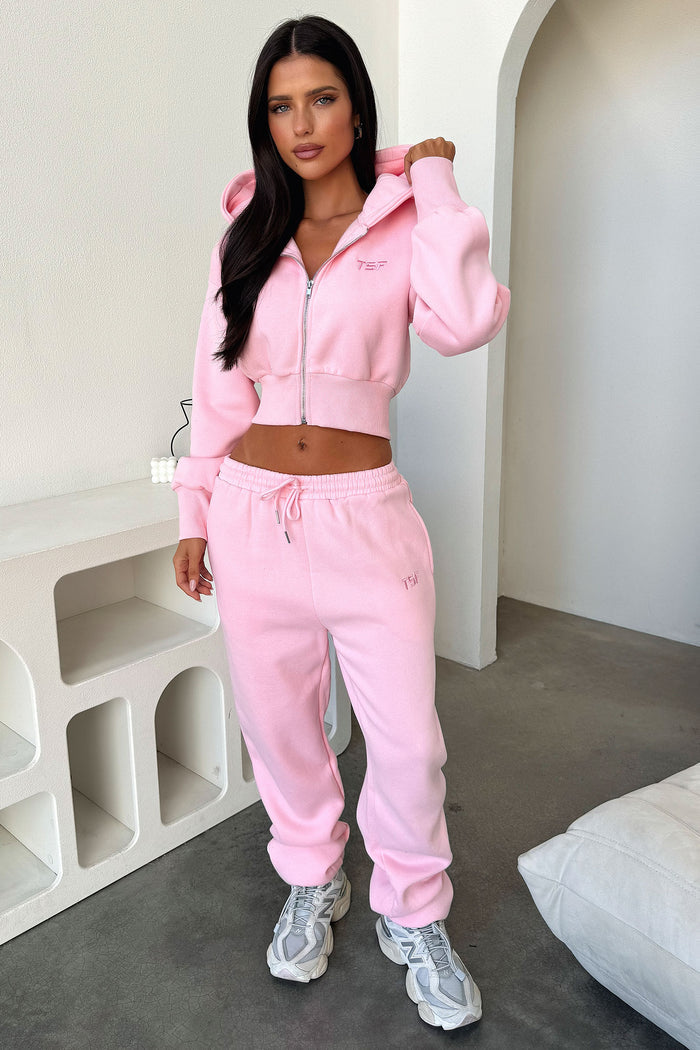Kaztek Cropped Jacket - Pink