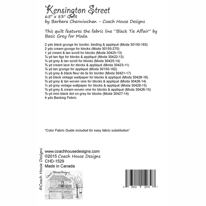 Kensington Street Quilt Pattern