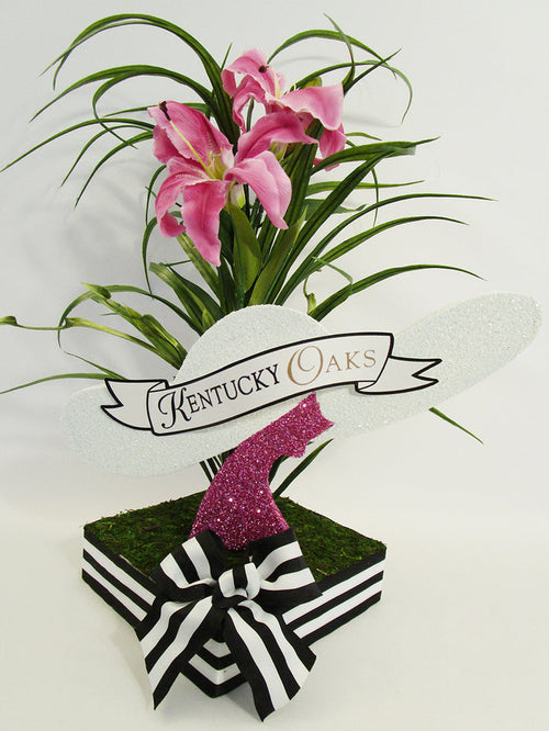 Kentucky-Oaks-Logo-Hat-centerpiece - designs by Ginny