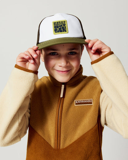 Kids’ Trucker Cap - Olive