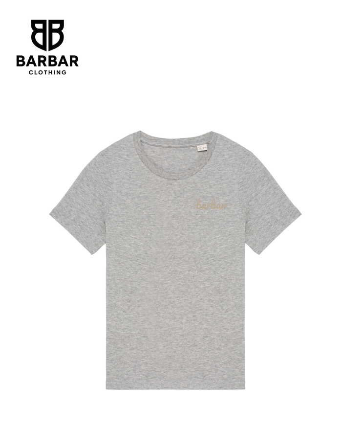 104/116 4/6 jaar / Moon Grey Heather (off-white logo)