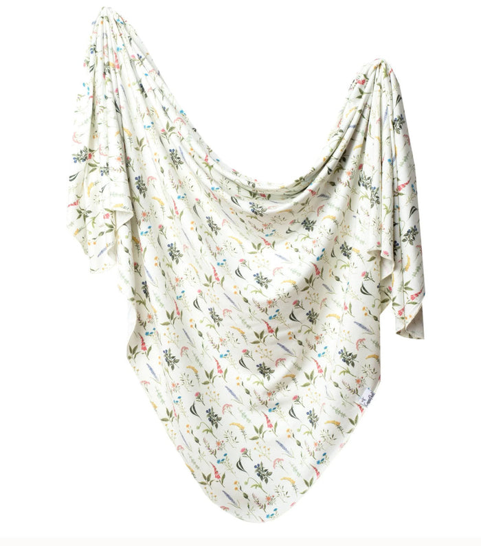 Knit Swaddle Blanket - Aspen