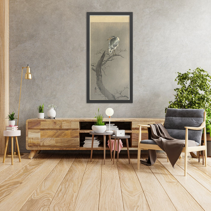 A framed image of