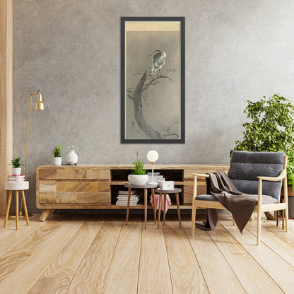 A framed image of