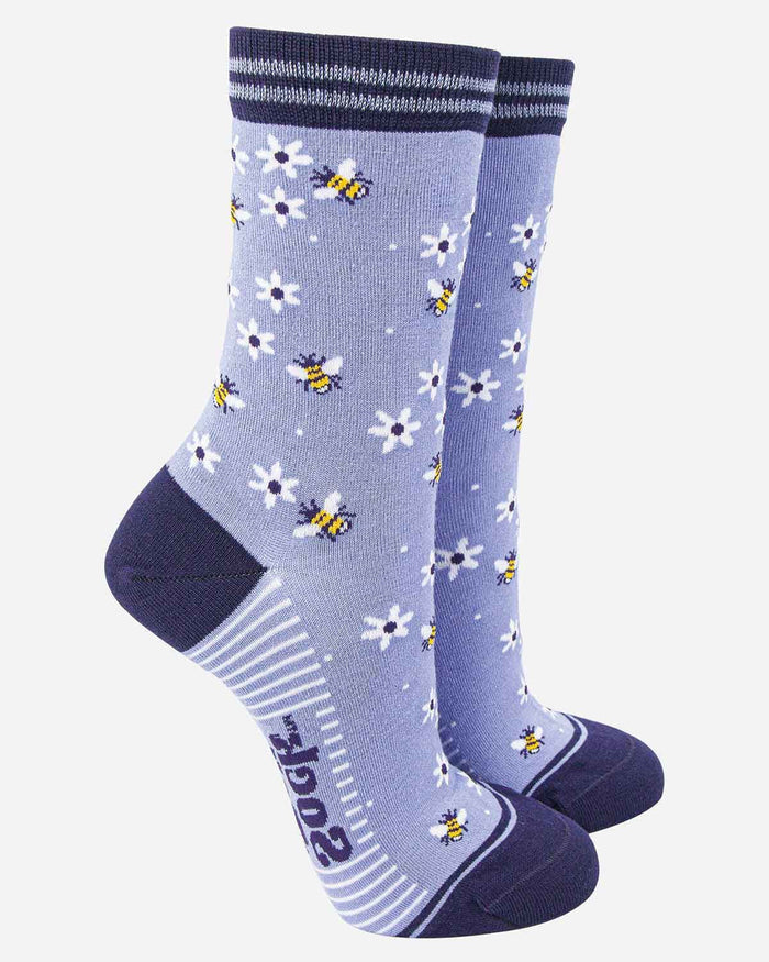 Ladies Bamboo-Rich Socks - Bees - The Classic Boutique