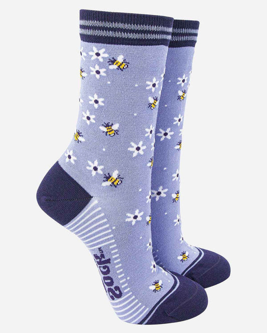 Ladies Bamboo-Rich Socks - Bees - The Classic Boutique