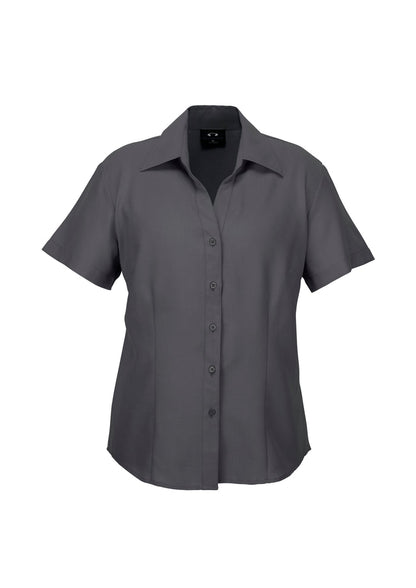 Ladies S/S Oasis Plain Shirt LB3601