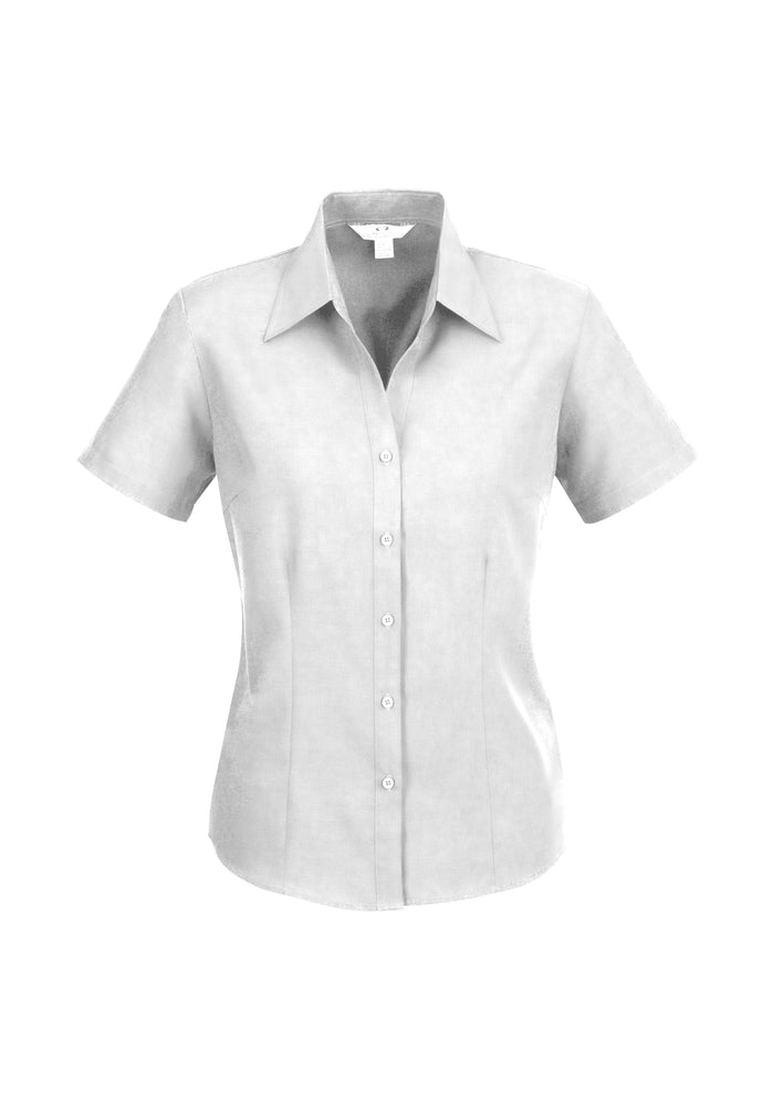 Ladies S/S Oasis Plain Shirt LB3601