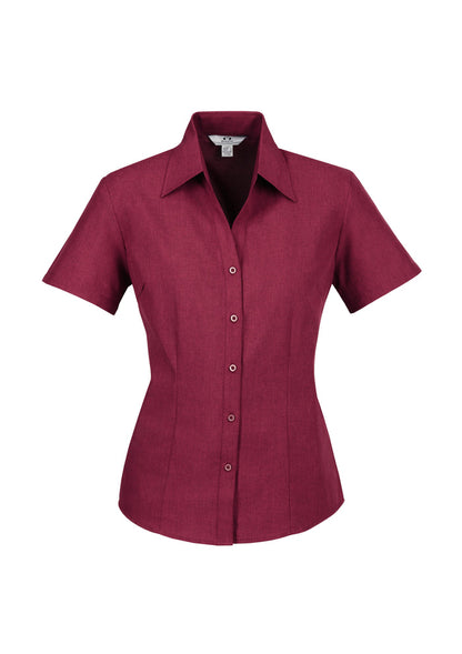 Ladies S/S Oasis Plain Shirt LB3601