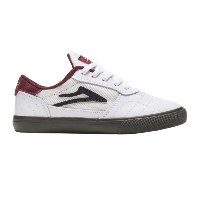Lakai Cambridge Kids Wihte Gum Leather