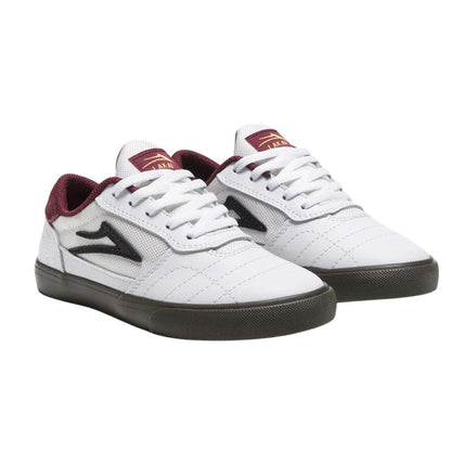 Lakai Cambridge Kids Wihte Gum Leather