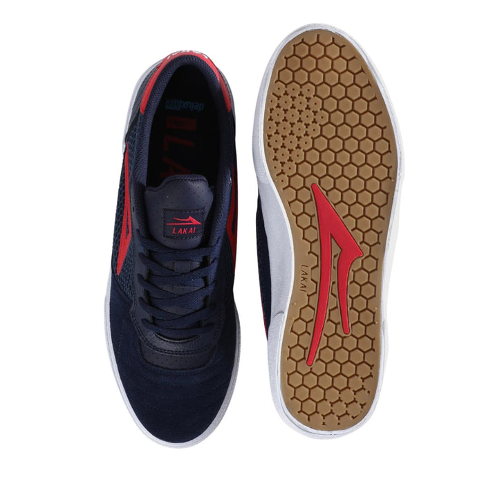 Lakai Cambridge Navy/Red Suede