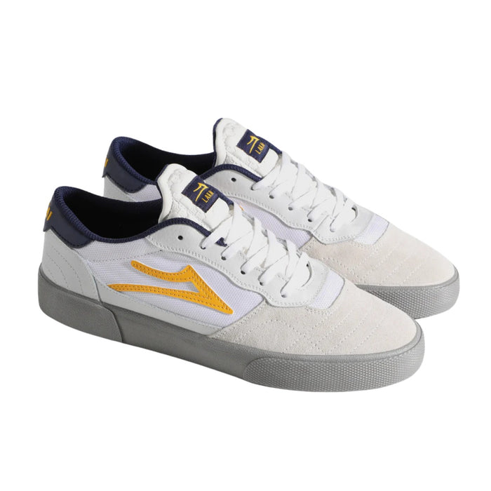 Lakai Cambridge White/Yellow Leather