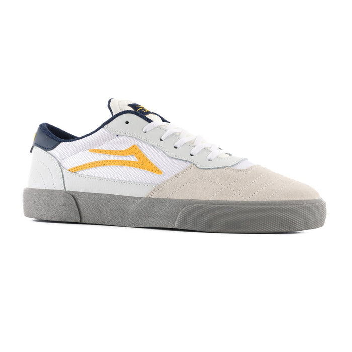 Lakai Cambridge White/Yellow Leather