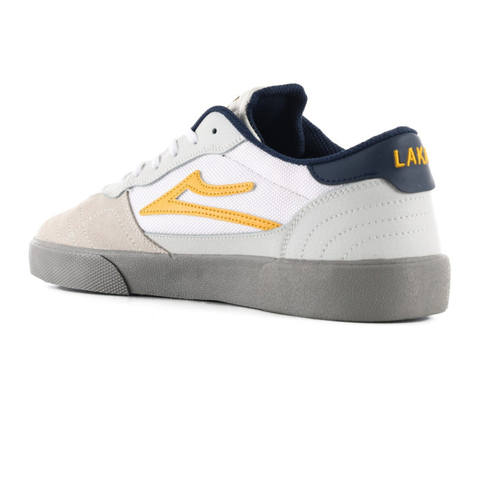 Lakai Cambridge White/Yellow Leather