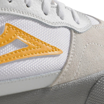 Lakai Cambridge White/Yellow Leather