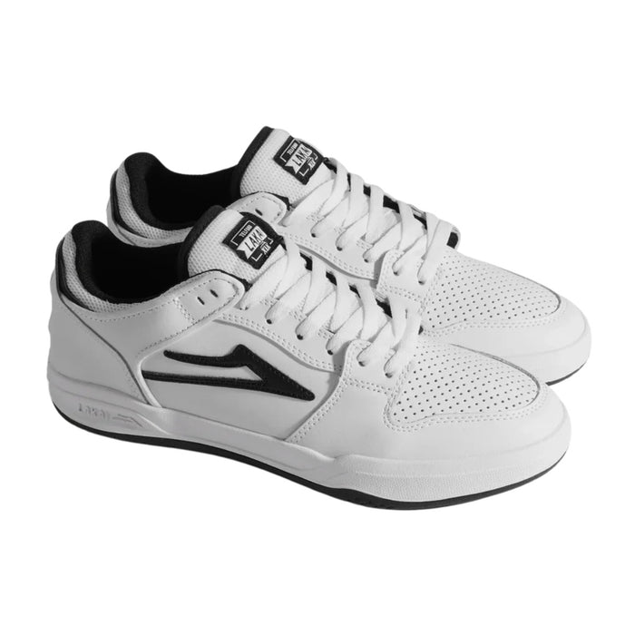 Lakai Telford Low White/Black Leather