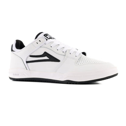 Lakai Telford Low White/Black Leather
