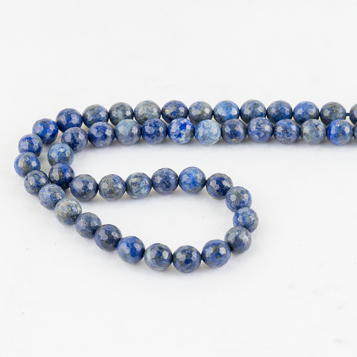 Lapis Lazuli Faceted Beads, Crystal Beads for Jewelry.