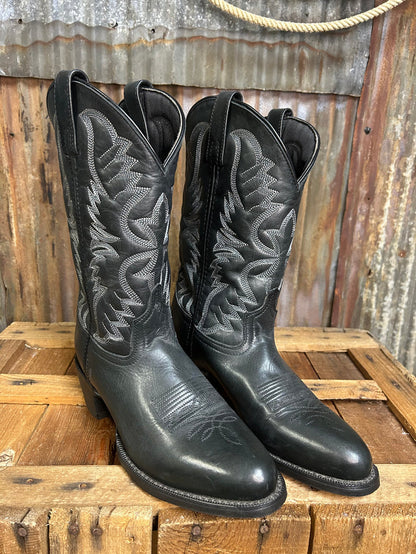 Laredo Black Birchwood Western Boot