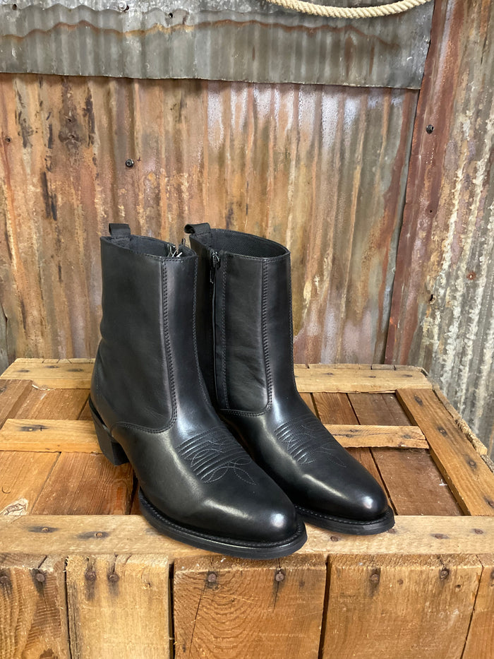 Laredo Fletcher Black Zipper Western Boot