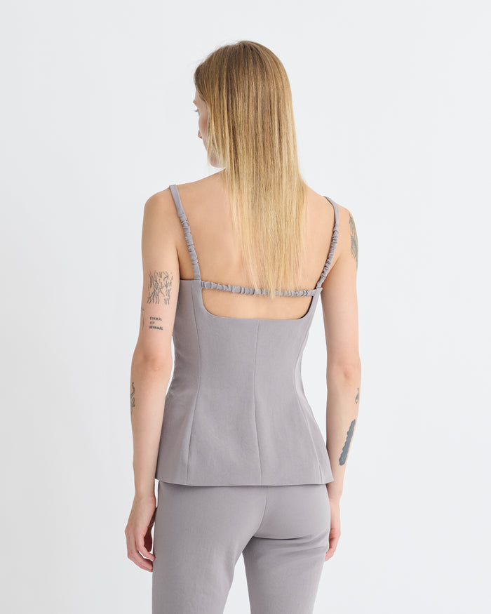 Laree - Structured top - Grey