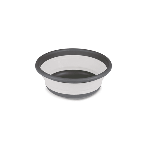 Large Collapsible Round Washing Bowl - Grey