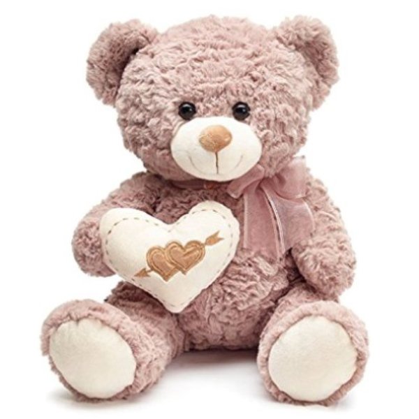 Light Brown Plush Valentine Bear
