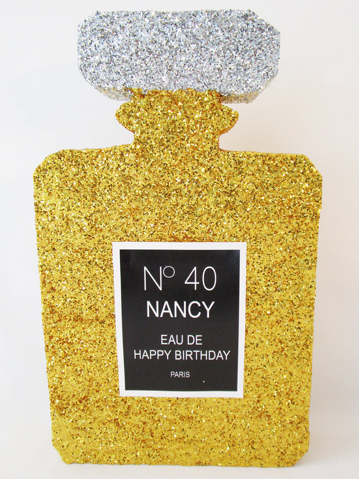 Styrofoam perfume bottle - Designs by Ginny